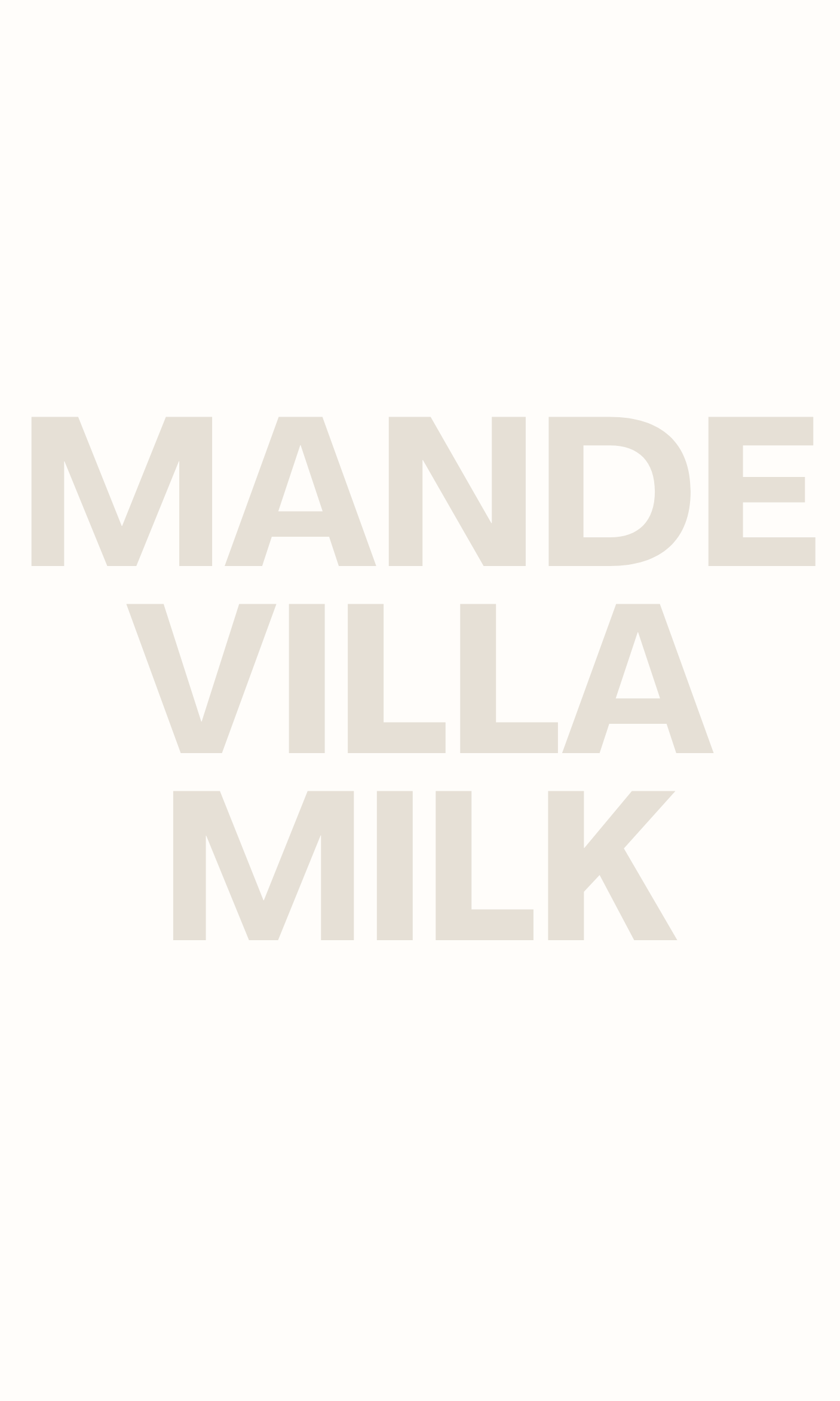 Mandevilla Milk